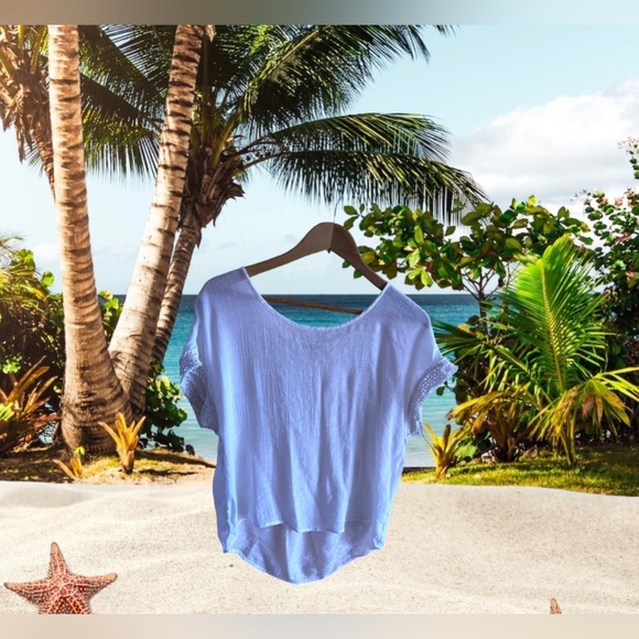 Messini sleeveless blouse messini tops white embroidered sleeve size L - Picture 15 of 15